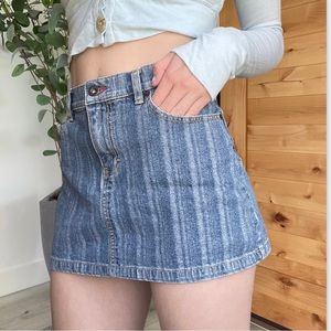 Y2k denim skirt